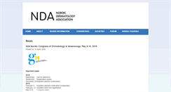 Desktop Screenshot of nordicdermatology.com